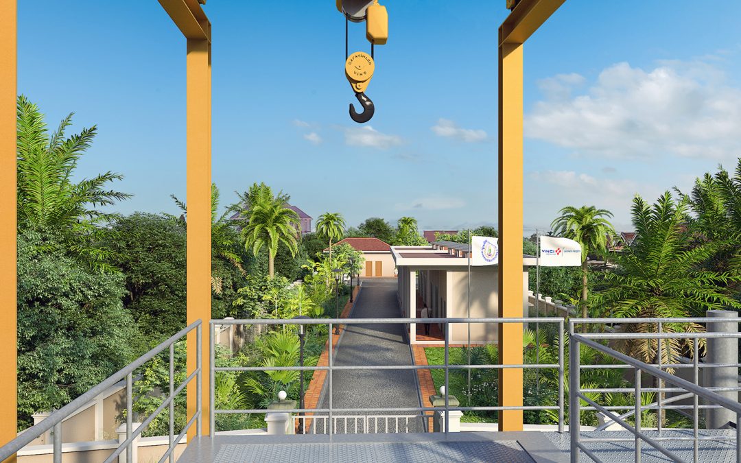 Station de traitement de l’eau, Cambodge