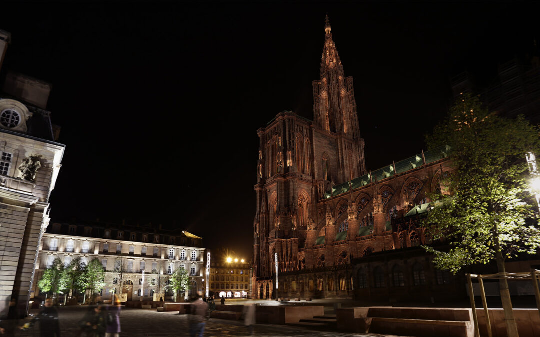 Mise en lumière de la cathédrale de Strasbourg